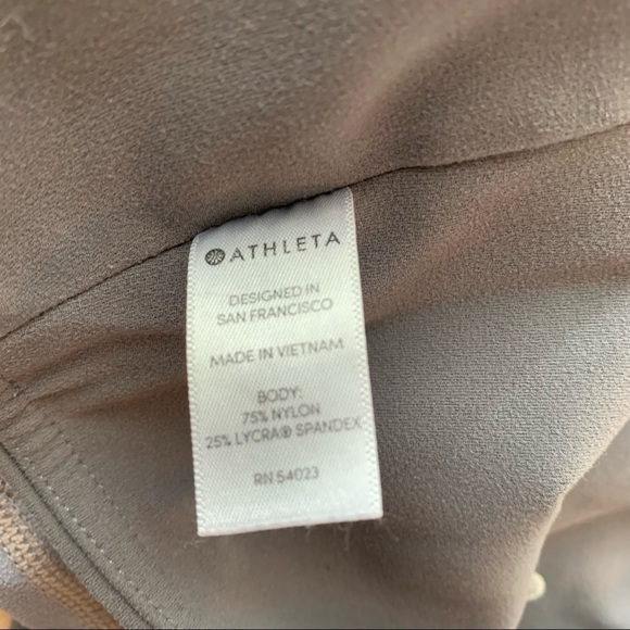 Athleta Salutation 7/8 Tight Powervita Flagstone Grey Legging Yoga Size XS - Picture 11 of 14